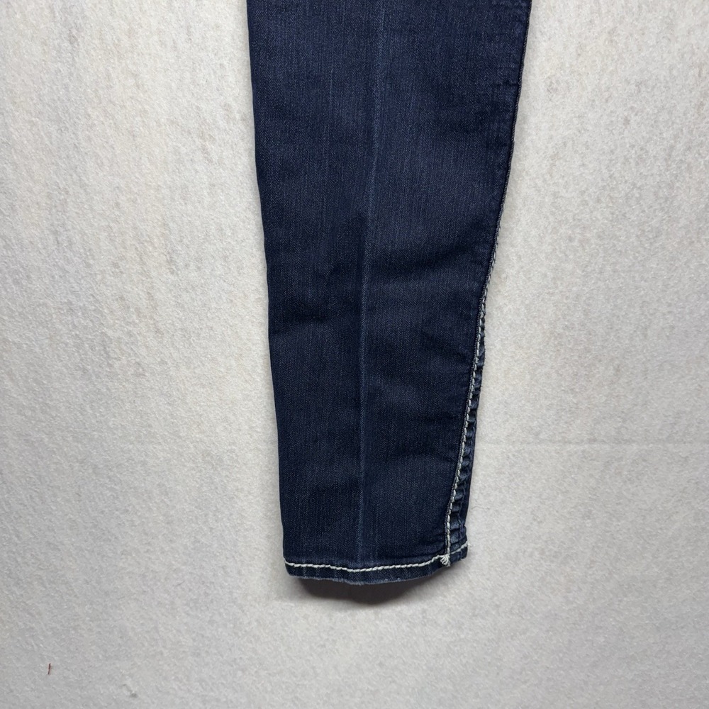 Silver Jeans Co Suki Super Skinny Dark Wash Denim‎ Jeans W27 L33 L9121SSR467 - Picture 6 of 16